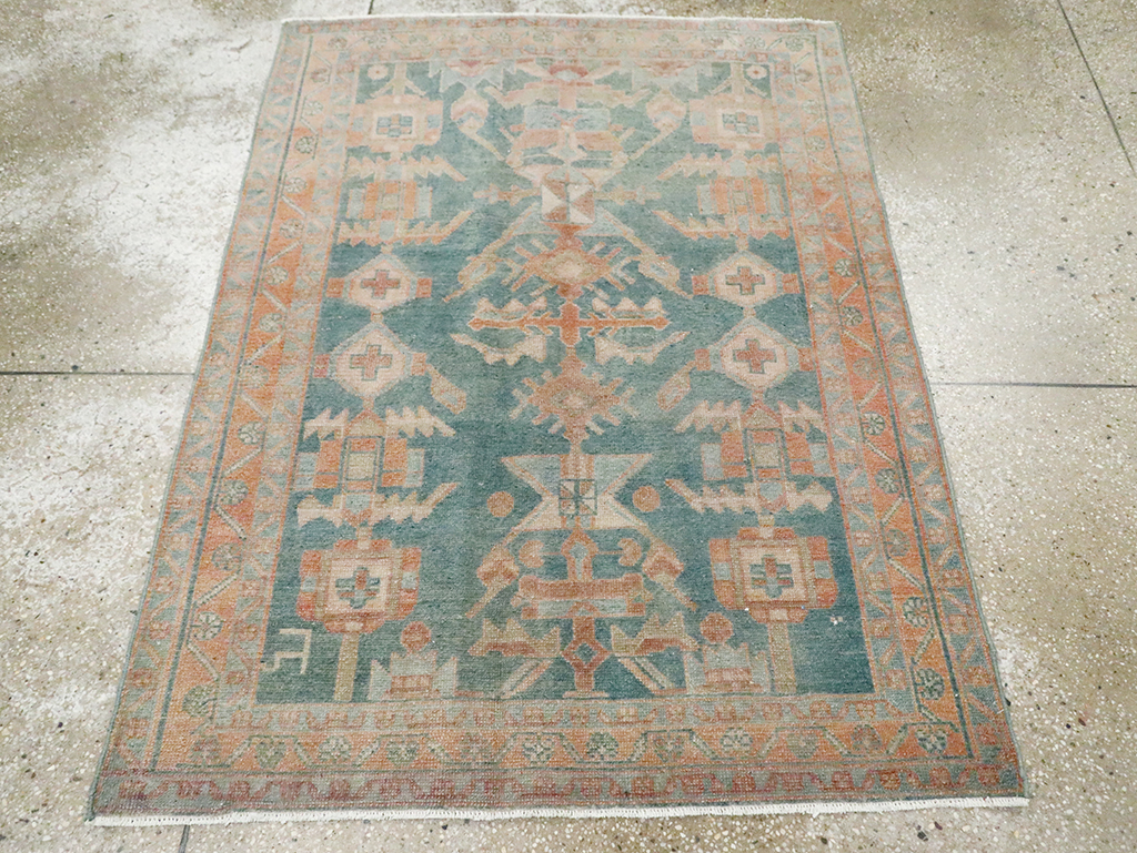 Vintage Persian Malayer Rug, No.29844 - Gsblank