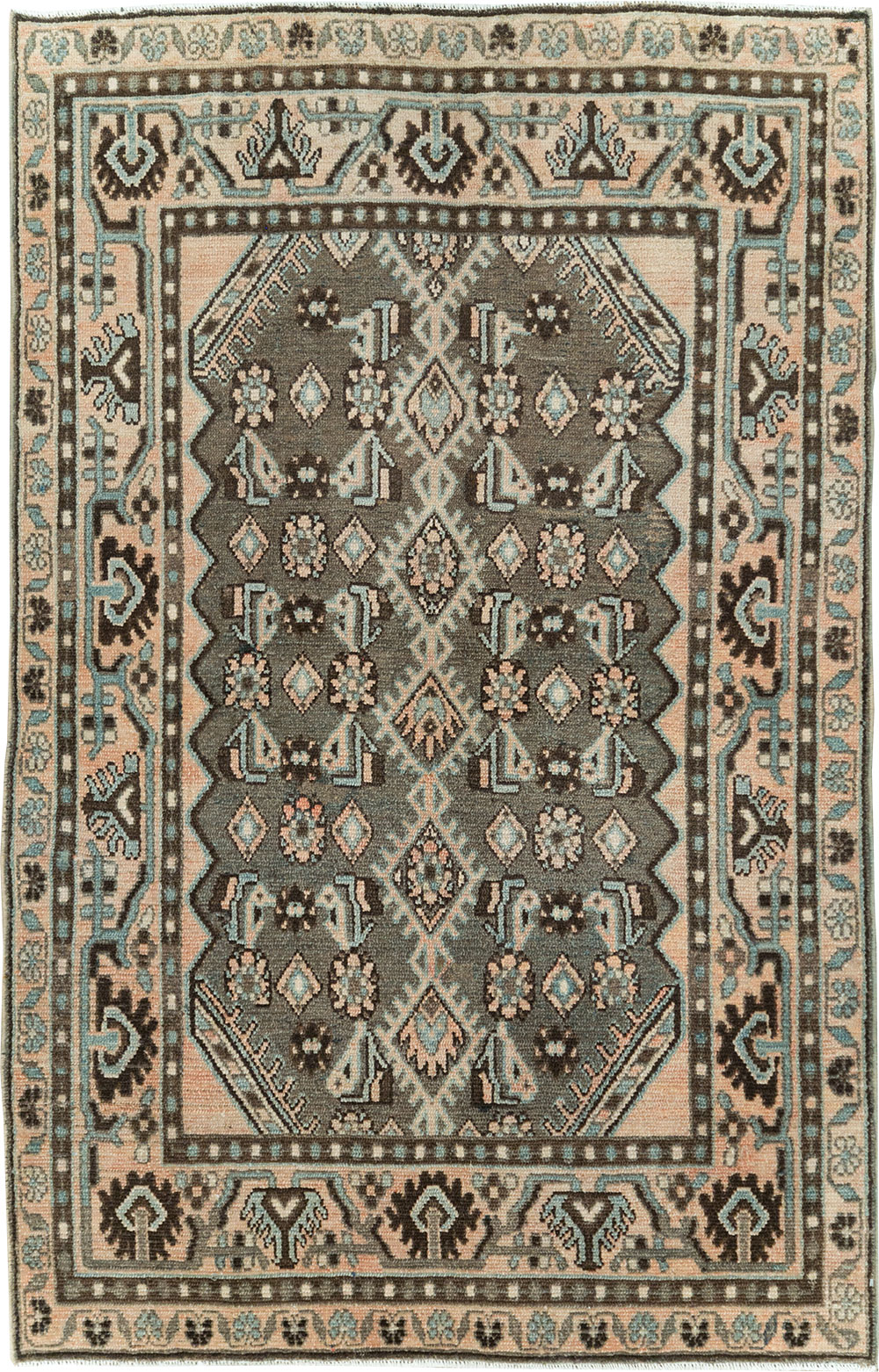 Vintage Persian Malayer Rug, No.29845 - Gsblank