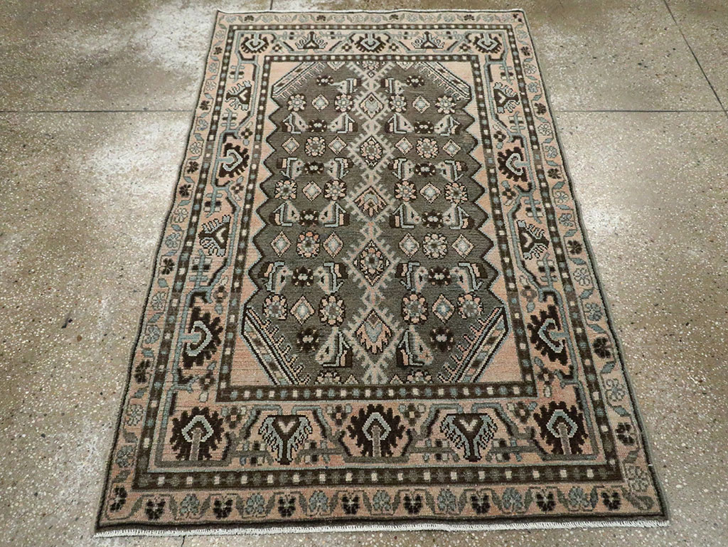 Vintage Persian Malayer Rug, No.29845 - Gsblank