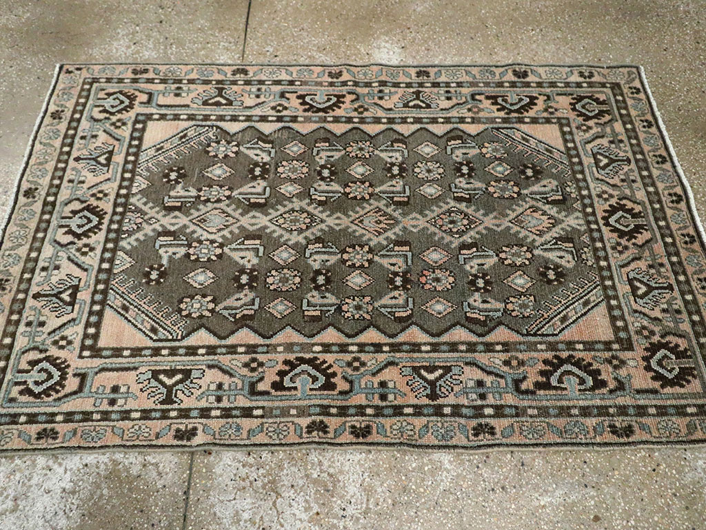 Vintage Persian Malayer Rug, No.29845 - Gsblank