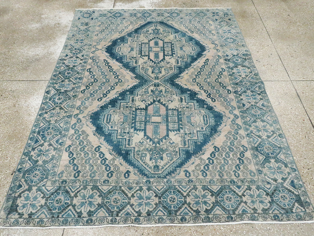 Vintage Persian Afshar Rug, No.29846 - Gsblank