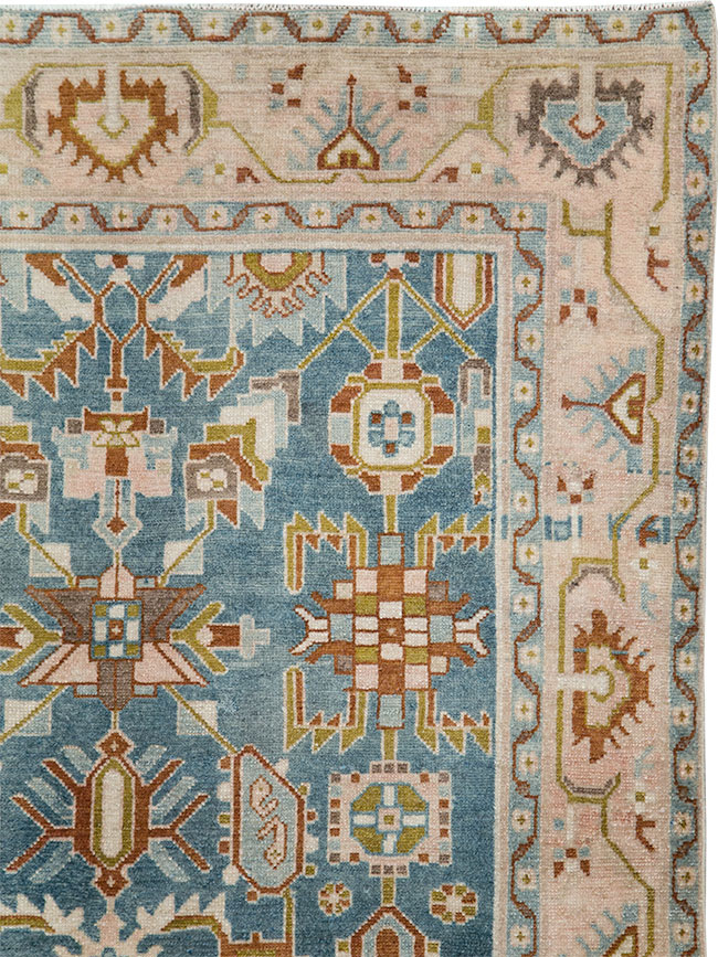 Vintage Persian Malayer Accent Rug, No.29849 - Gsblank
