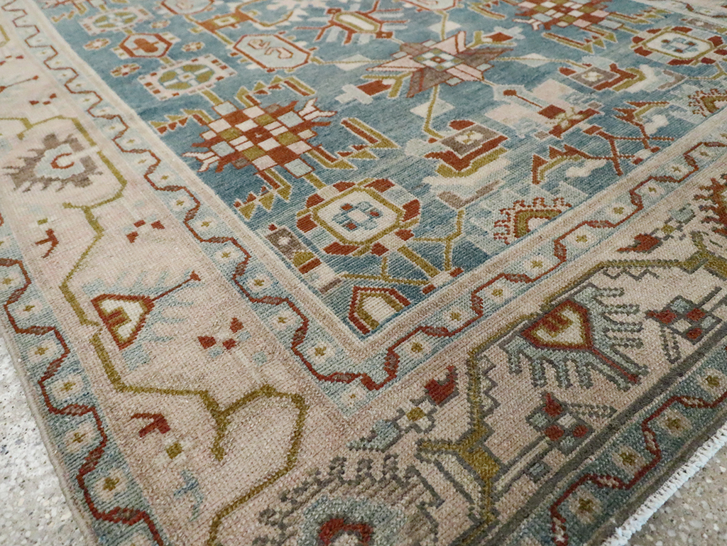 Vintage Persian Malayer Accent Rug, No.29849 - Gsblank