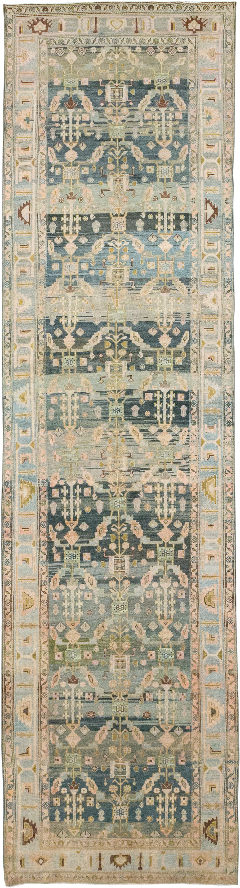 Antique Persian Malayer Wide Gallery Runner, No.29850 - Gsblank