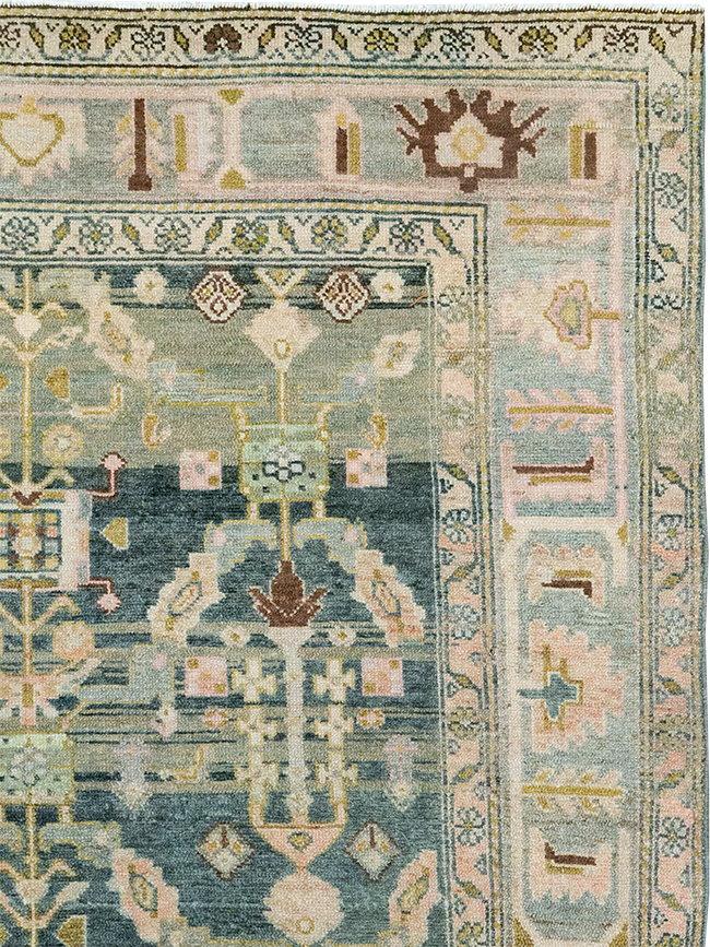 Antique Persian Malayer Wide Gallery Runner, No.29850 - Gsblank