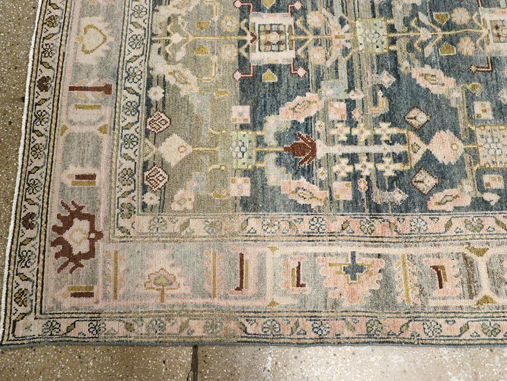 Antique Persian Malayer Wide Gallery Runner, No.29850 - Gsblank