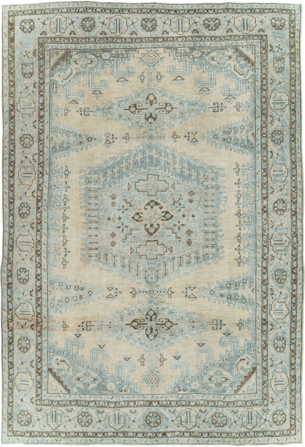 Vintage Persian Veece Accent Carpet, No.29852 - Gsblank