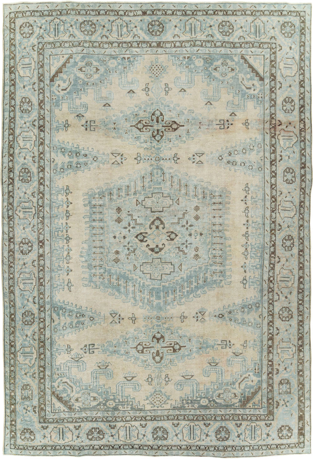 Vintage Persian Veece Accent Carpet, No.29852 - Gsblank