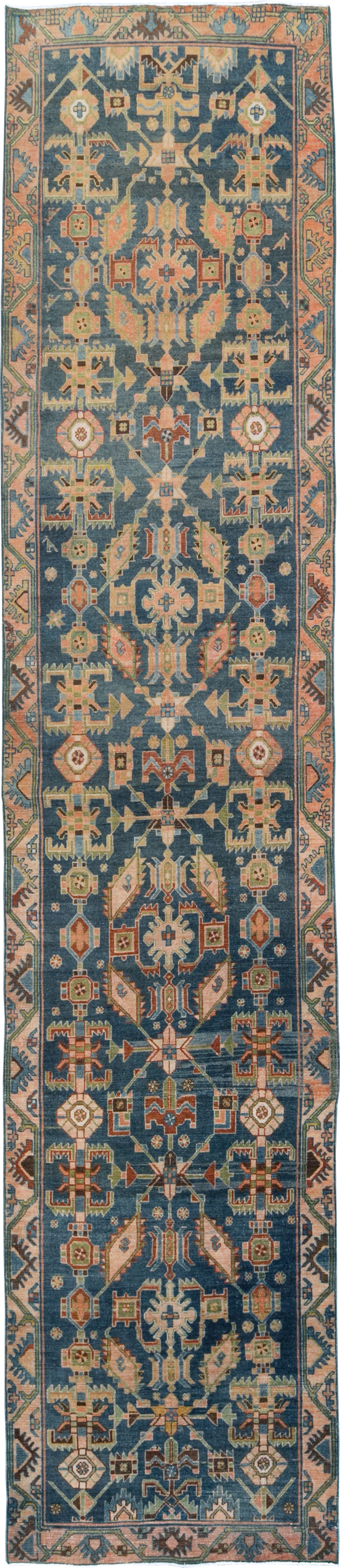 Vintage Persian Malayer Long Runner, No.29854 - Gsblank