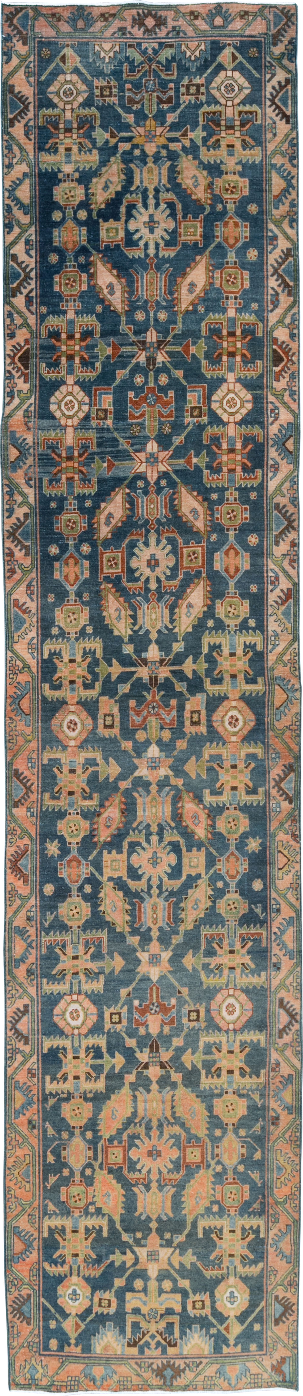 Vintage Persian Malayer Long Runner, No.29854 - Gsblank