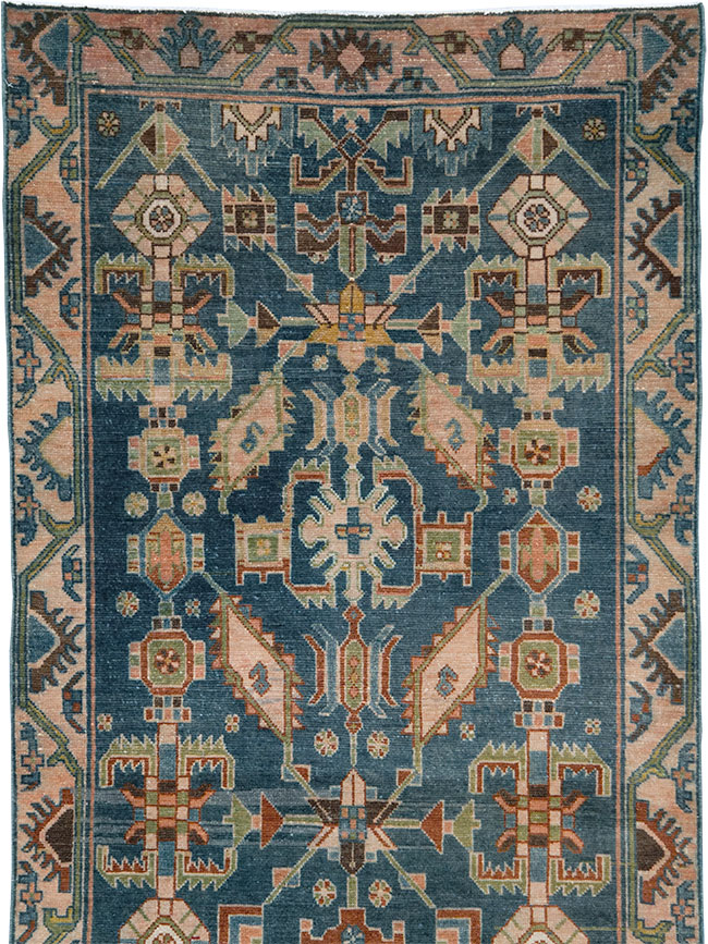 Vintage Persian Malayer Long Runner, No.29854 - Gsblank