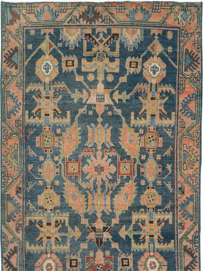 Vintage Persian Malayer Long Runner, No.29854 - Gsblank
