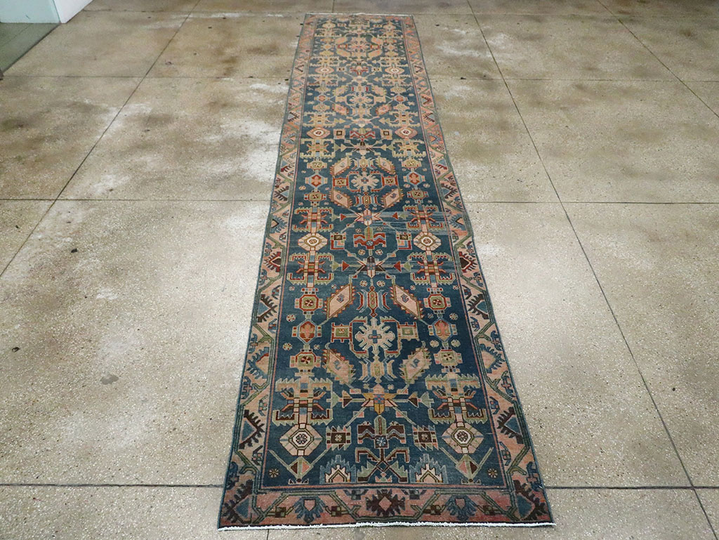 Vintage Persian Malayer Long Runner, No.29854 - Gsblank