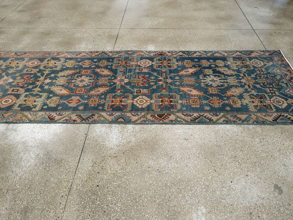 Vintage Persian Malayer Long Runner, No.29854 - Gsblank
