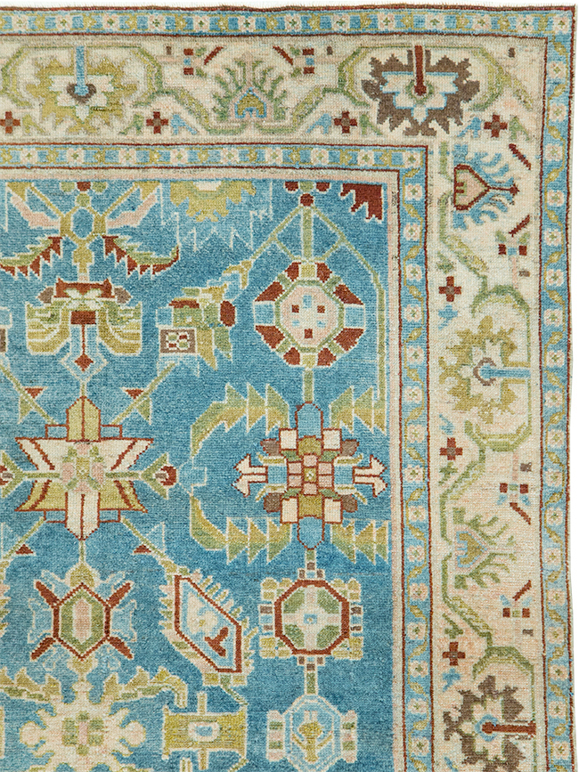 Vintage Persian Malayer Accent Rug, No.29860 - Gsblank