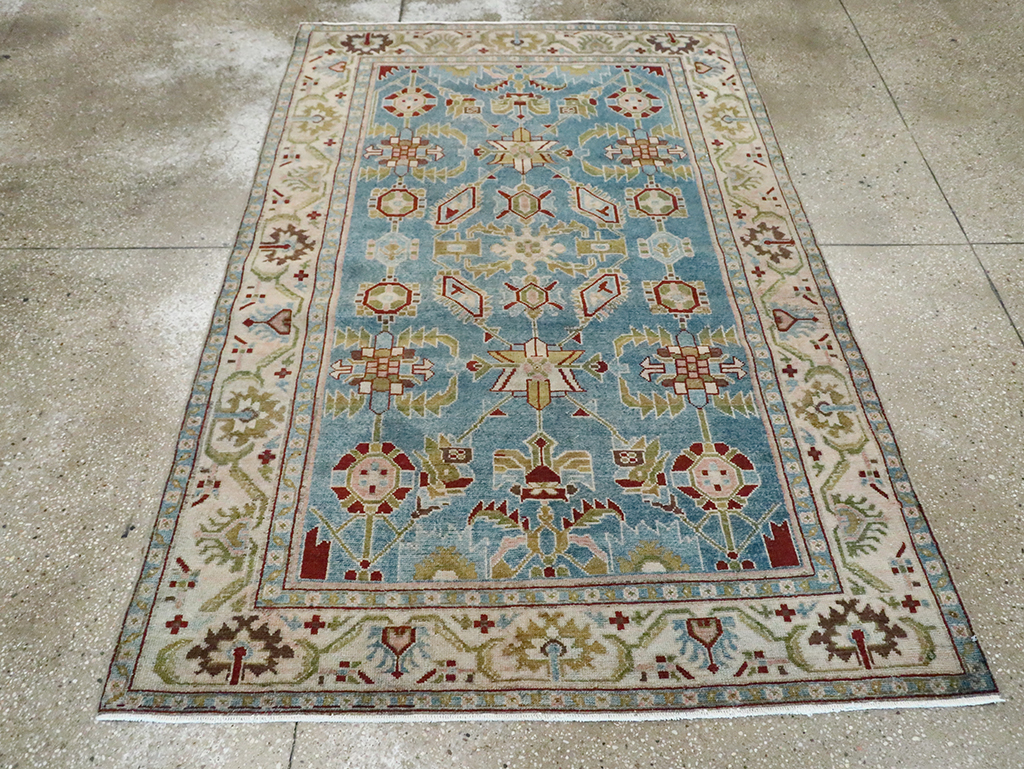Vintage Persian Malayer Accent Rug, No.29860 - Gsblank