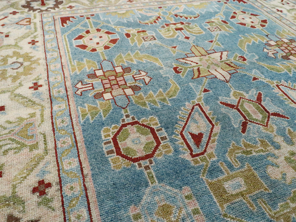 Vintage Persian Malayer Accent Rug, No.29860 - Gsblank