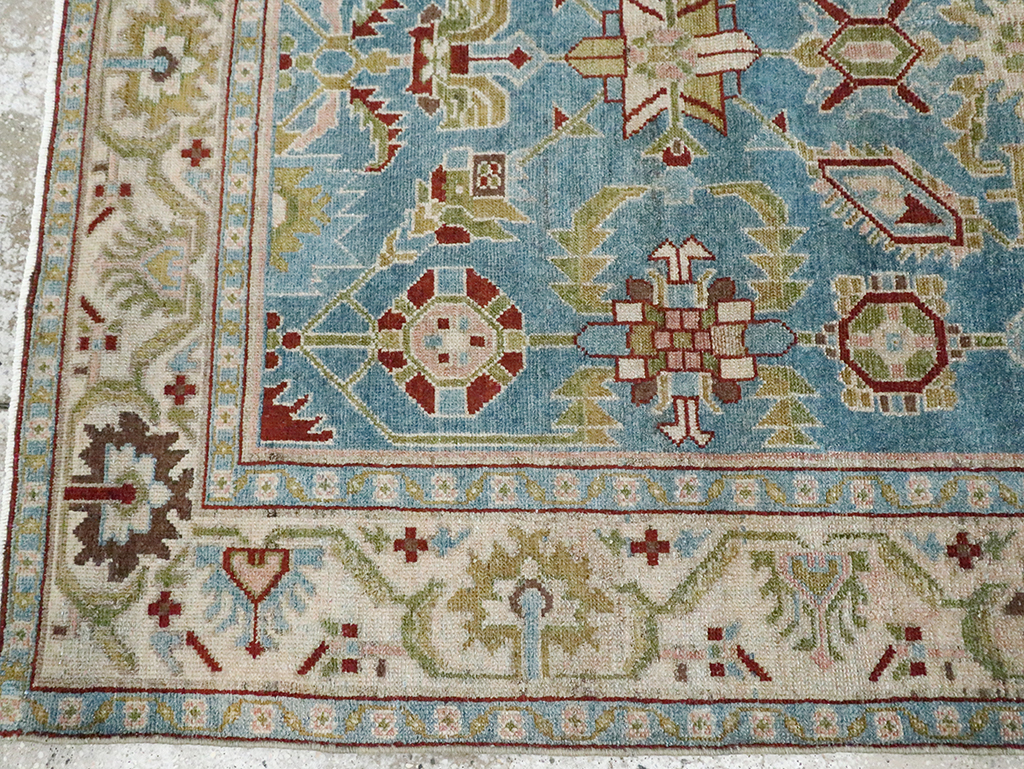 Vintage Persian Malayer Accent Rug, No.29860 - Gsblank