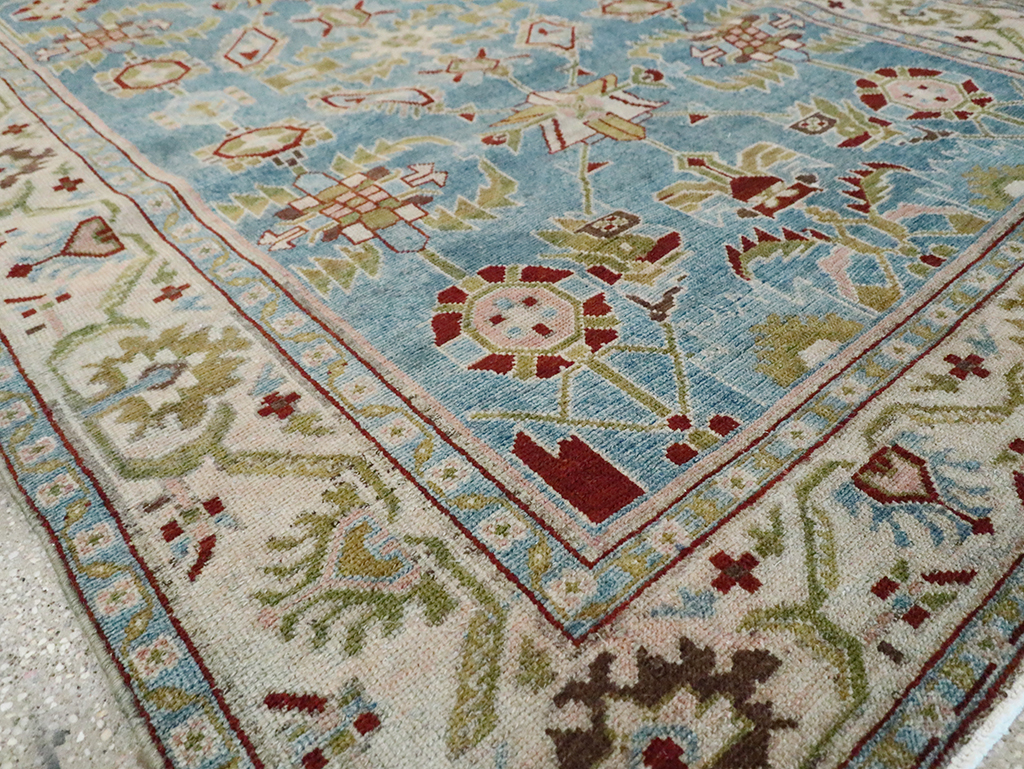 Vintage Persian Malayer Accent Rug, No.29860 - Gsblank