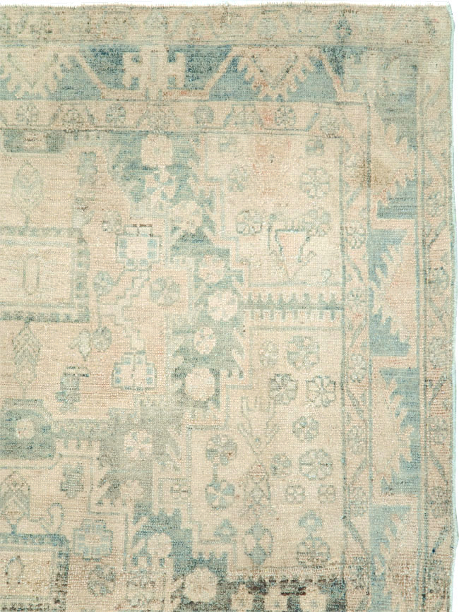 Vintage Persian Malayer Accent Rug, No.29861 - Gsblank