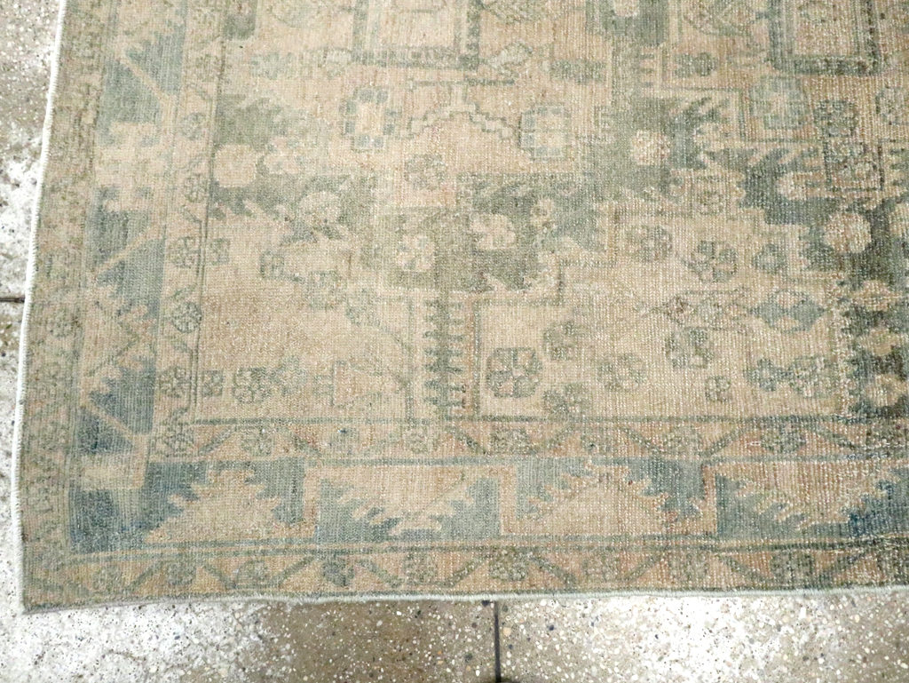 Vintage Persian Malayer Accent Rug, No.29861 - Gsblank