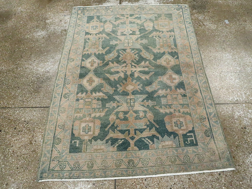 Vintage Persian Malayer Rug, No.29863 - Gsblank