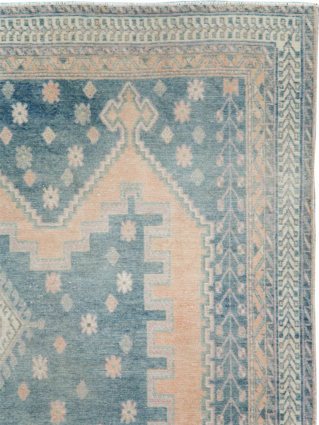 Vintage Persian Afshar Tribal Accent Rug, No.29864 - Gsblank