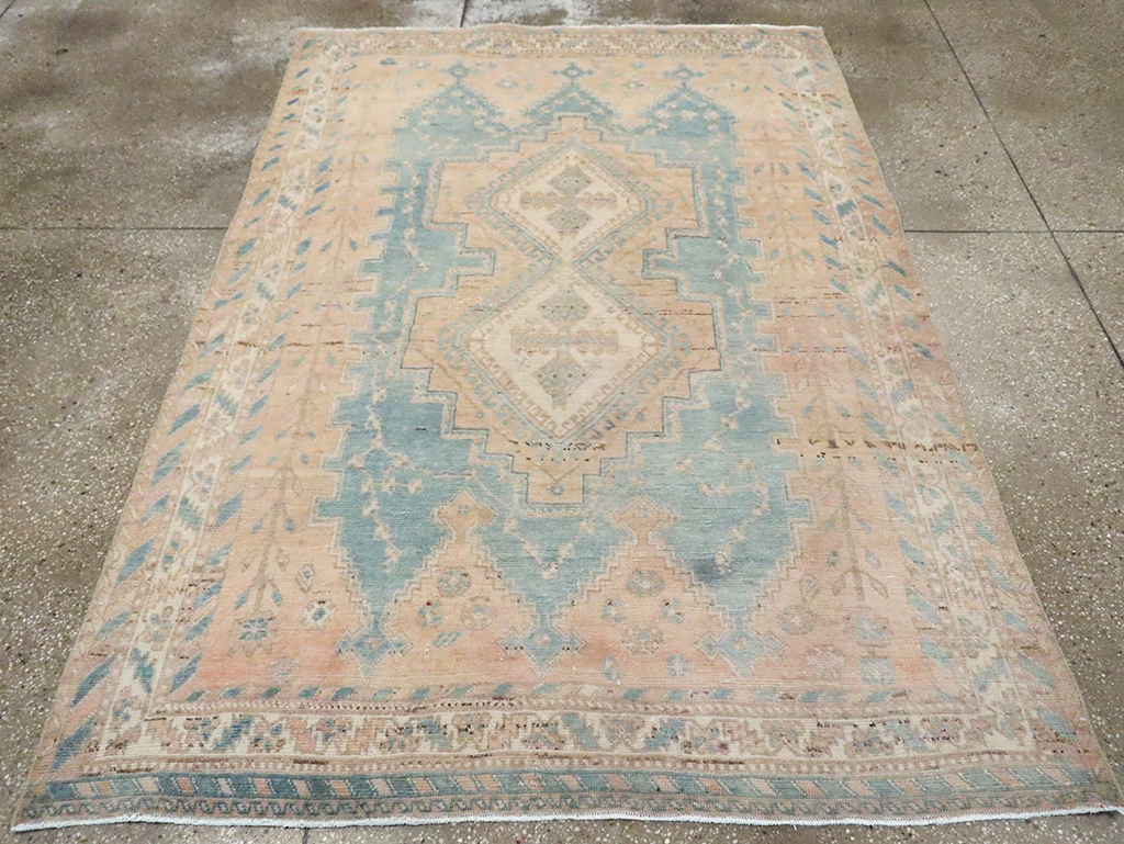 Vintage Persian Afshar Rug, No.29865 - Gsblank