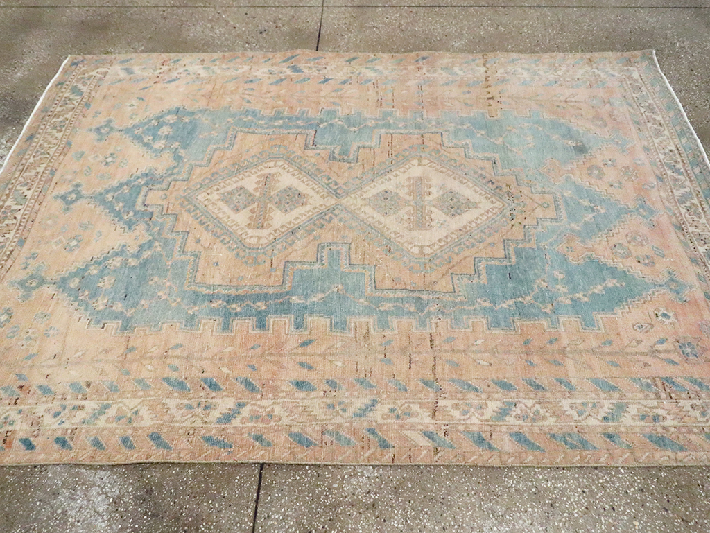 Vintage Persian Afshar Rug, No.29865 - Gsblank
