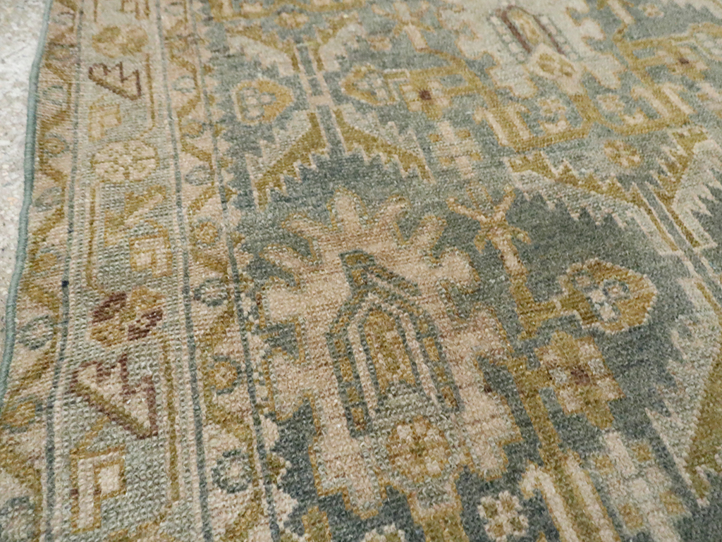 Vintage Persian Malayer Throw Rug, No.29867 - Gsblank