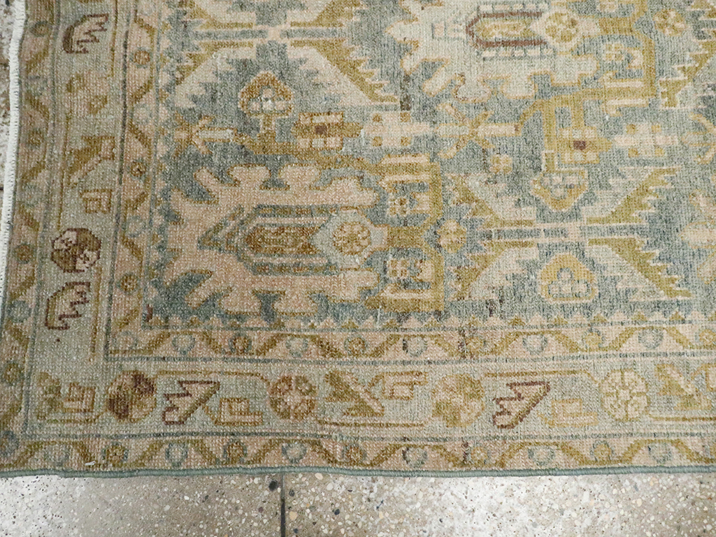 Vintage Persian Malayer Throw Rug, No.29867 - Gsblank