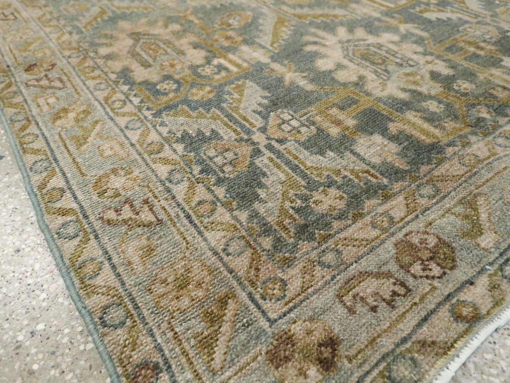 Vintage Persian Malayer Throw Rug, No.29867 - Gsblank