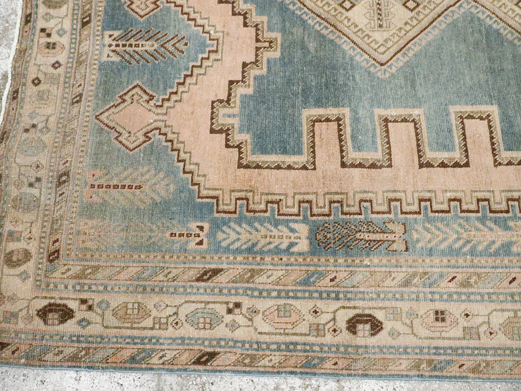 Vintage Persian Afshar Accent Rug, No.29871 - Gsblank