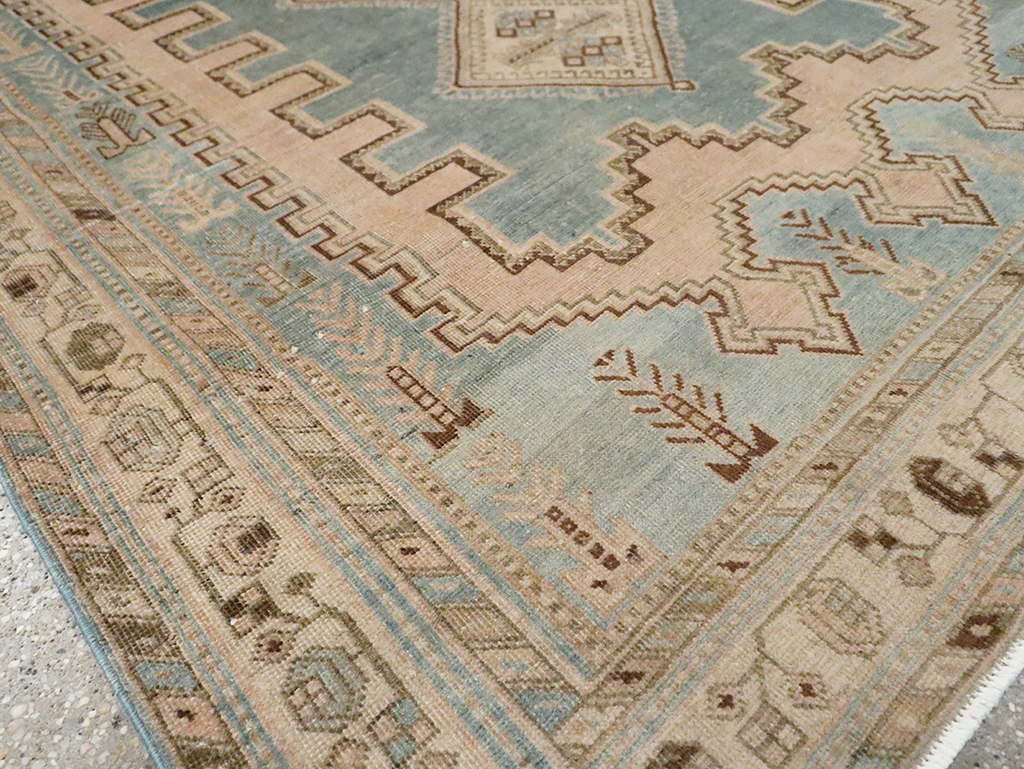 Vintage Persian Afshar Accent Rug, No.29871 - Gsblank