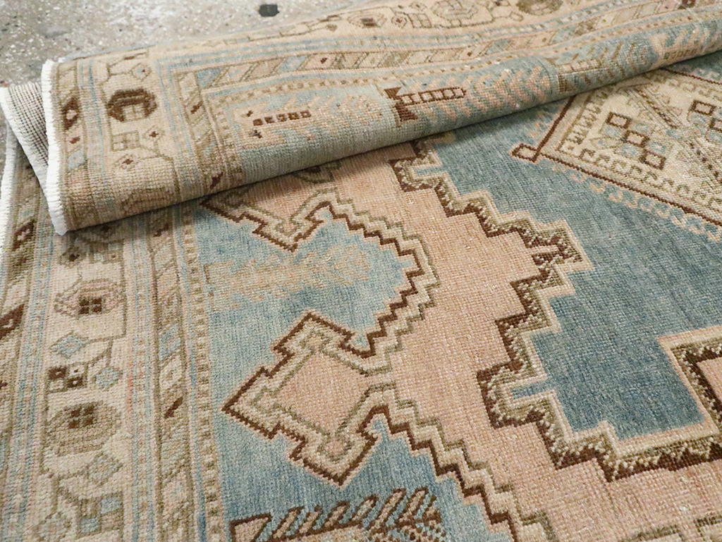 Vintage Persian Afshar Accent Rug, No.29871 - Gsblank