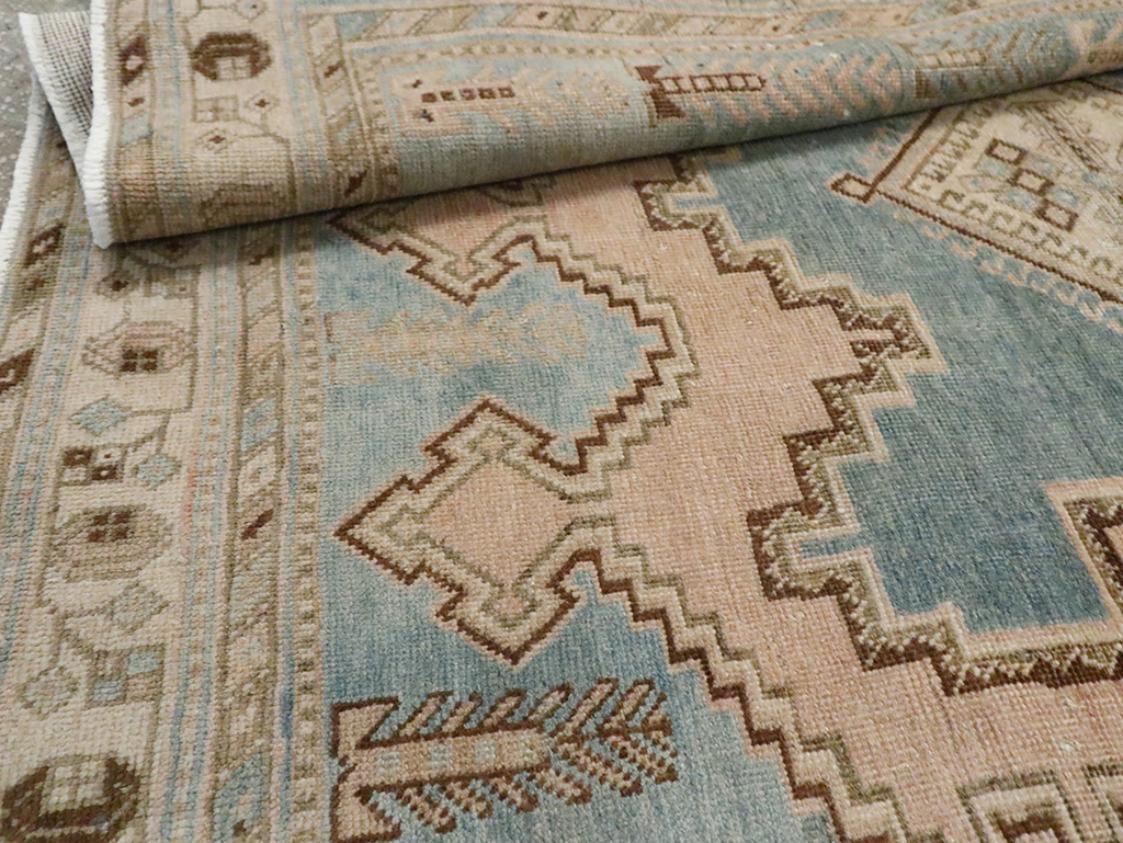 Vintage Persian Afshar Accent Rug, No.29871 - Gsblank