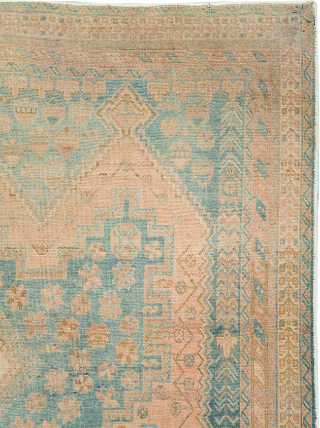 Vintage Persian Afshar Accent Rug, No.29875 - Gsblank