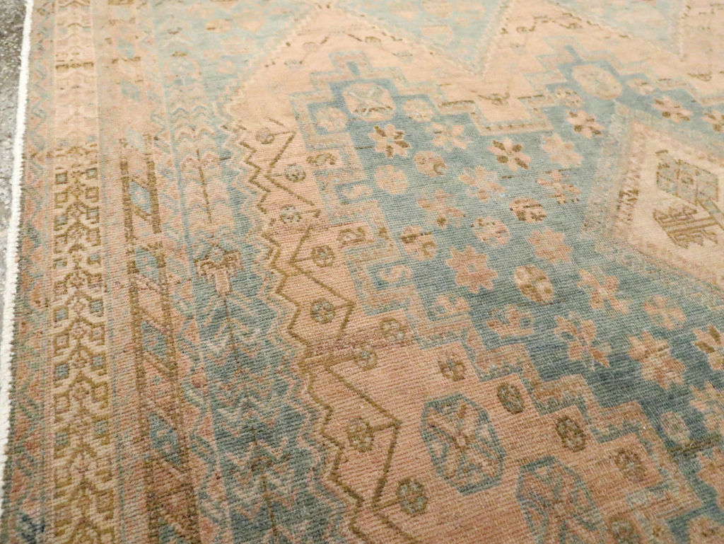 Vintage Persian Afshar Accent Rug, No.29875 - Gsblank