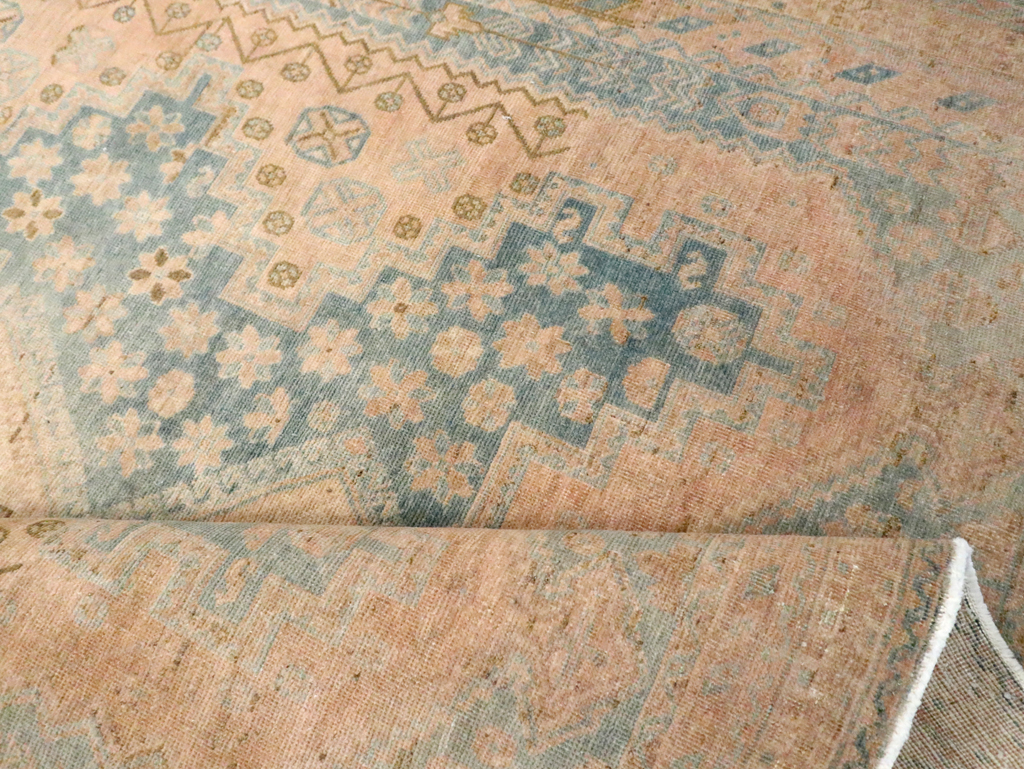 Vintage Persian Afshar Accent Rug, No.29875 - Gsblank