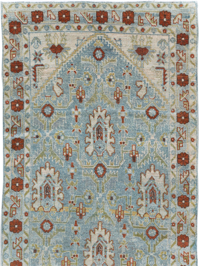 Vintage Persian Malayer Long Runner (Pair: 2 of 2), No.29883 - Gsblank