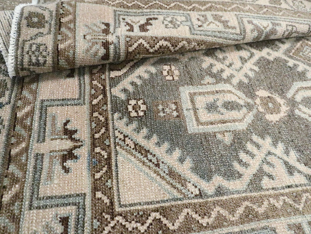 Vintage Persian Malayer Throw Rug, No.29884 - Gsblank