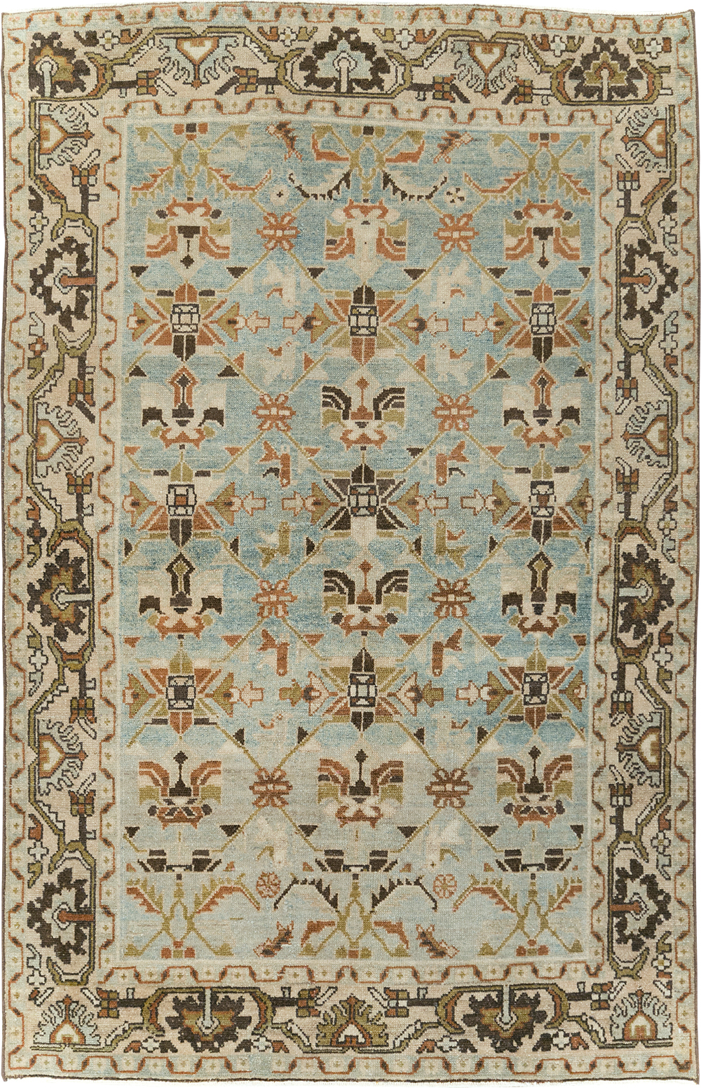 Vintage Persian Malayer Rug, No.29887 - Gsblank