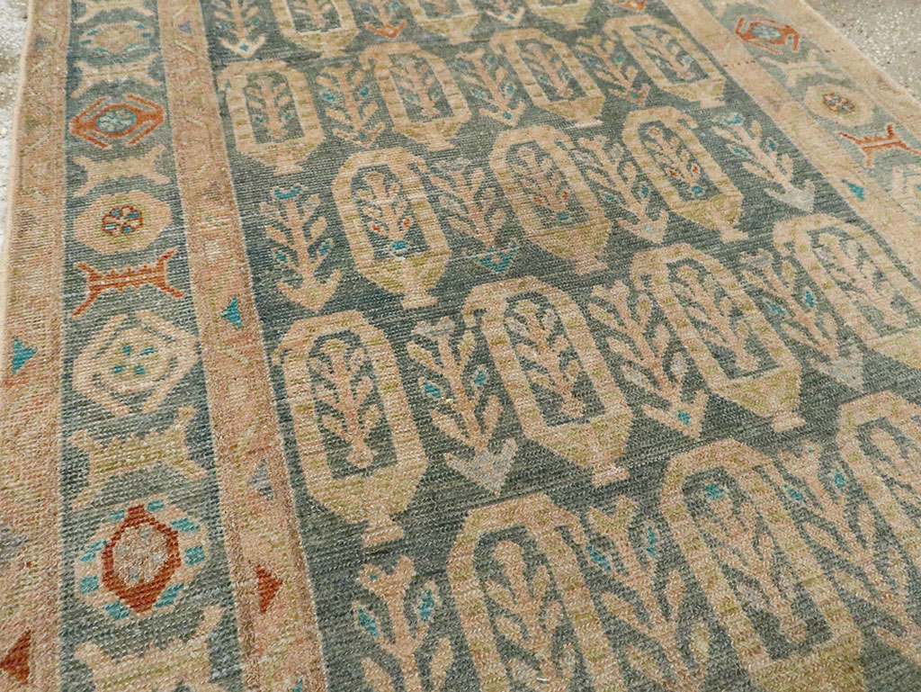 Antique Persian Malayer Long Runner, No.29888 - Gsblank