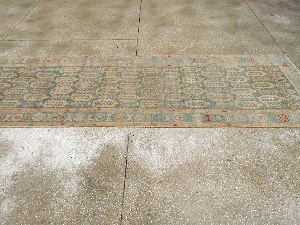 Antique Persian Malayer Long Runner, No.29888 - Gsblank