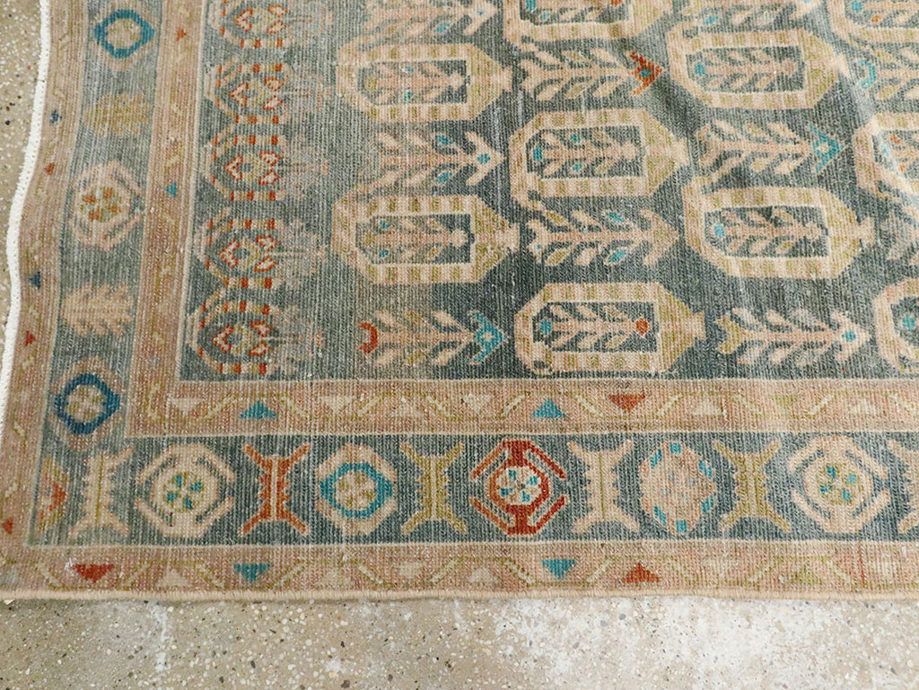 Antique Persian Malayer Long Runner, No.29888 - Gsblank