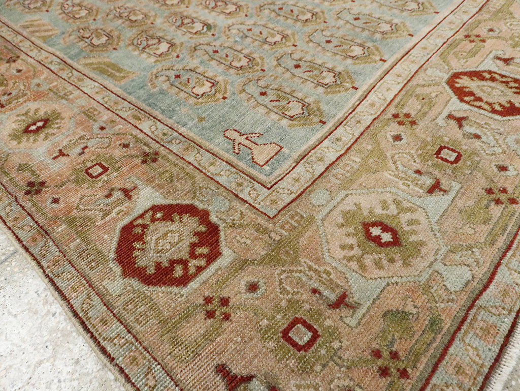 Vintage Persian Malayer Accent Rug, No.29892 - Gsblank