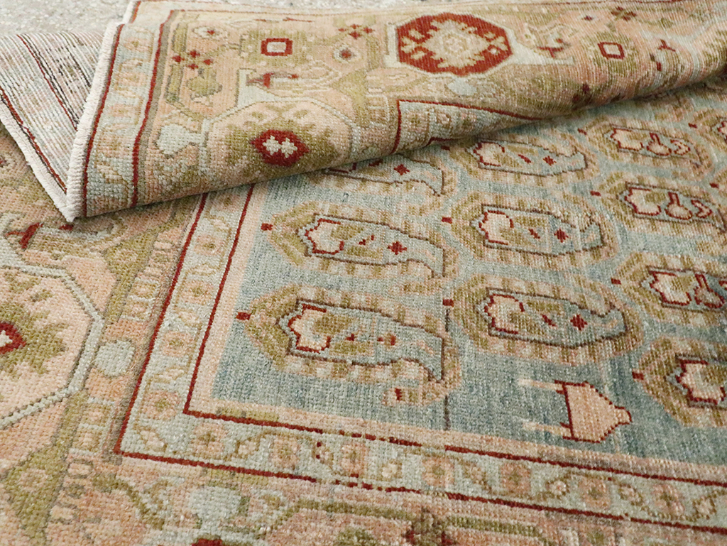 Vintage Persian Malayer Accent Rug, No.29892 - Gsblank