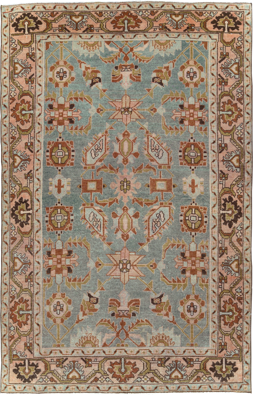 Vintage Persian Malayer Rug, No.29894 - Gsblank