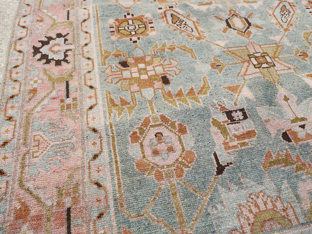 Vintage Persian Malayer Accent Rug, No.29896 - Gsblank
