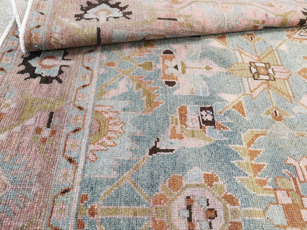 Vintage Persian Malayer Accent Rug, No.29896 - Gsblank